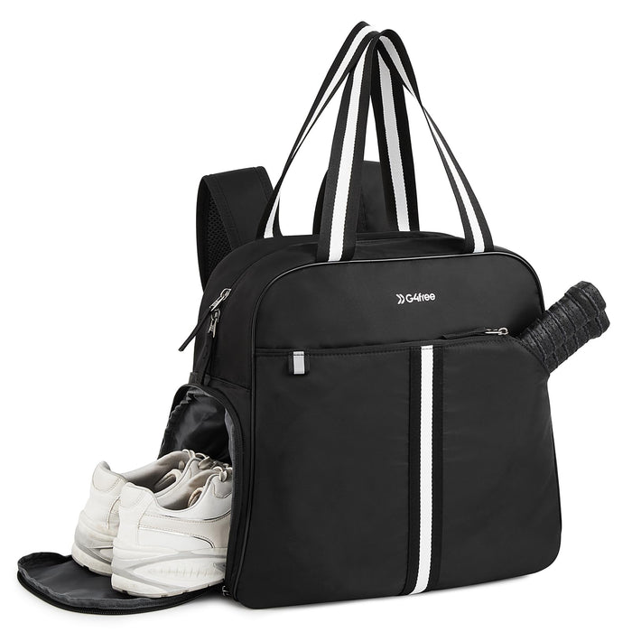 Court Tote with Shoe Compartment